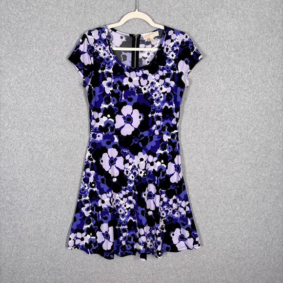 Michael Kors Dresses & Skirts - Michael Kors Dress Medium Thin Flowy Stretch Slinky Liquid Career Knit Retro Mod